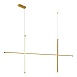 Светильник подвесной ST-Luce Матовое золото LED 1*50W 3000K SL6207.203.50 - фото