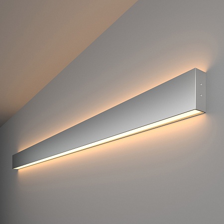 Линейный светодиодный накладной двусторонний светильник 128см 50Вт 4200К черный LSG-02-2-8*128-35-4200-MSh - фото