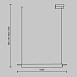 Подвесной светильник Maytoni Loom MOD258PL-L20BS3K - фото