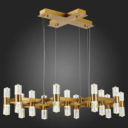 Люстра подвесная ST-Luce Латунь/Прозрачный LED 26*2,5W 4000K SL6007.203.26 - фото