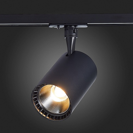 Св-к трек. Черный LED 1*15W 4000K 1 350Lm Ra≥90 36° IP20 L118xW78xH174 100-240V ST351.446.15.36 - фото