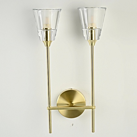 Бра Rh Torche De Verre Double Wall Lamp Imperiumloft 75065-22 - фото