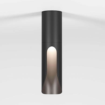 Светильник потолочный светодиодный Apex 7W 4000K черный 25113/LED Elektrostandard - фото