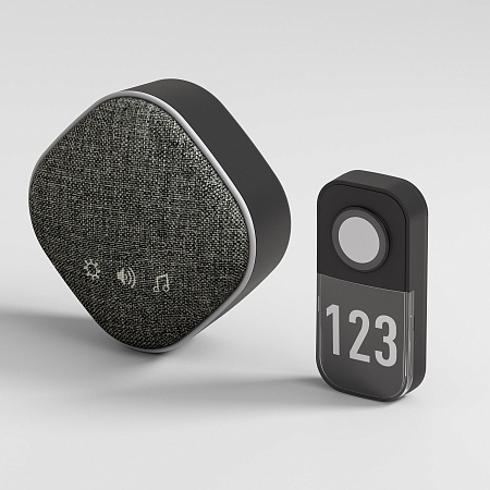 Звонок беспроводной 36M IP20 DBQ29M WL черный Elektrostandard - фото