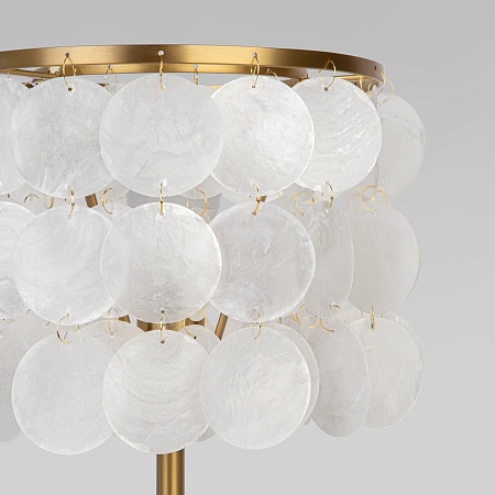 Настольный светильник Eurosvet 208101 латунь/перламутр - фото