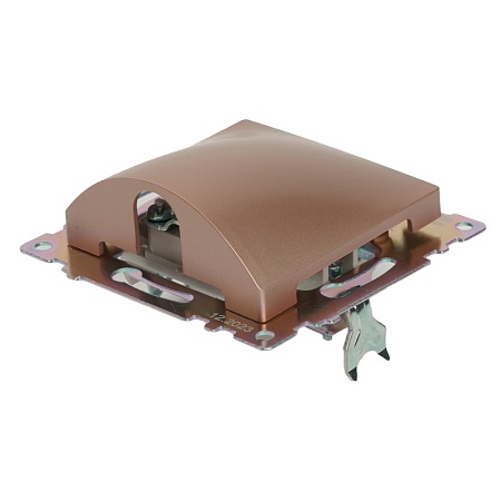 Кабельный вывод (механизм), STEKKER, серия Катрин, шампань, GLS00-7116-02 - фото