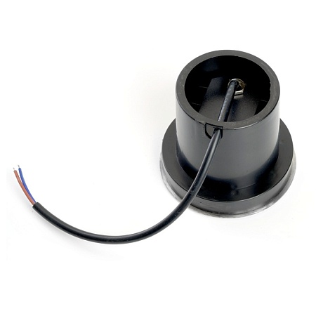 Светодиодный светильник тротуарный (грунтовый) Feron SP2801, 3W, AC/DC12-24V, низковольтный, 3000К, черный, D100*H80mm, вн.диаметр:70m - фото