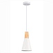 Светильник подвесной Белый/Белый, Светлое дерево E14 1*40W SLE125153-01 - фото