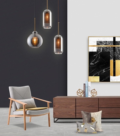 Подвесной Светильник Catch Smoky D15 Imperiumloft 214046-23 - фото