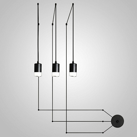 Подвесной Светильник Via Wireflow Polyhedral 0363 Freeform Suspension Lamp Imperiumloft 85257-22 - фото