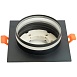 Светильник встраиваемый Feron DL503 LUNA потолочный GX53 черный квадрат - фото