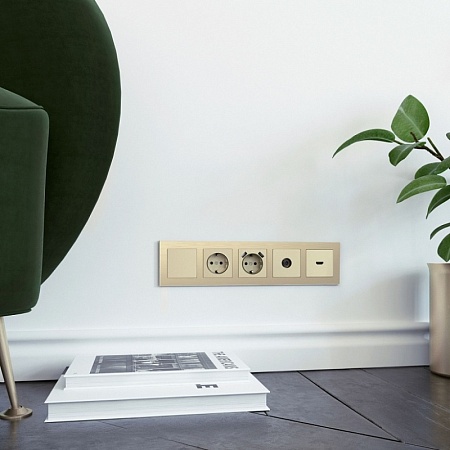 Заглушка шампань W1159211 - фото