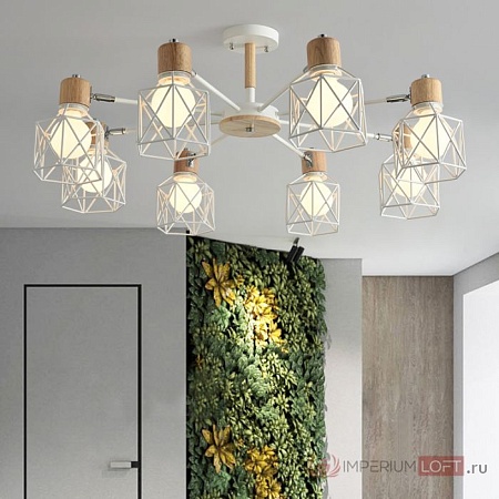 Потолочная Люстра Corf B3 White 8 Lamps Imperiumloft 189481-26 - фото