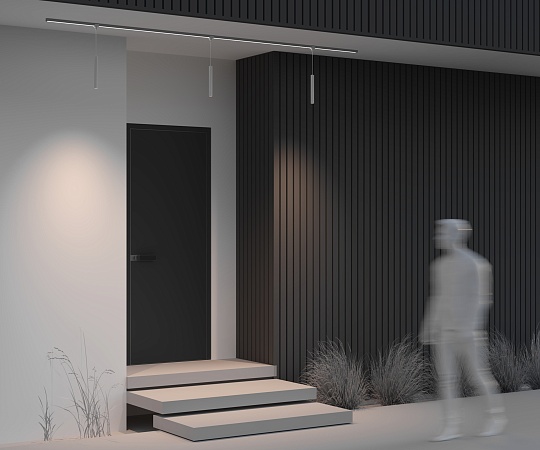 Уличный трековый светильник Outdoor O-TR01-1-P-8WW3K - фото