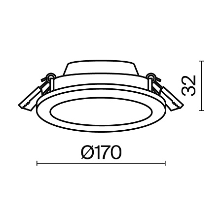 Встраиваемый светильник Technical DL016-6-L12W - фото