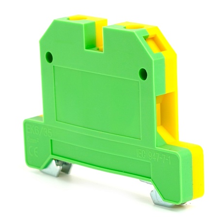 LD551-4-60 ЗНИ Зажим наборный изолированный (винтовой) 6,0 мм2 (JXB 6), желтый,зеленый - фото