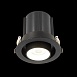Св-к встр. Черный LED 1*12W 3000K 900Lm Ra80 24° IP20 D90xH92 180-240V ST702.438.12 - фото