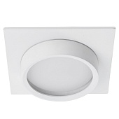 Светильник встраиваемый Feron DL505 потолочный GX53 белый квадрат IP44