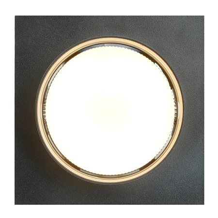 Светильник встраиваемый Feron DL503 LUNA потолочный GX53 черный квадрат - фото