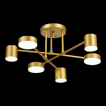 Светильник потолочный Золотистый/Золотистый LED 6*7W 4000K SLE201022-06 - фото