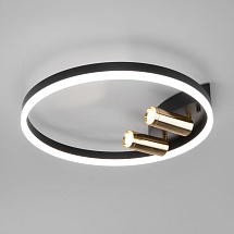 Умный потолочный светильник Eurosvet Luminari 90247/3 90247/3 черный/золото Smart - фото