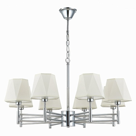 Светильник подвесной Хром/Белый E14 8*40W SLE105403-08 - фото