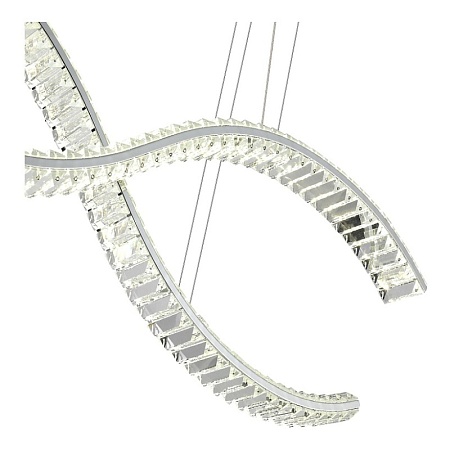 Светильник подвесной ST-Luce Хром/Прозрачный LED 1*44W 3000K SL6206.103.44 - фото