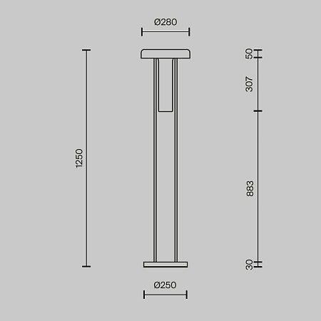Напольный светильник (торшер) Maytoni MOD463FL-L24B3K - фото