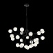 Светильник подвесной ST-Luce Черный/Прозрачный, Белый G4 LED 27*2W SL376.403.27 - фото