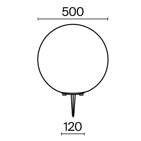 Ландшафтный светильник Outdoor O594FL-01W1 - фото