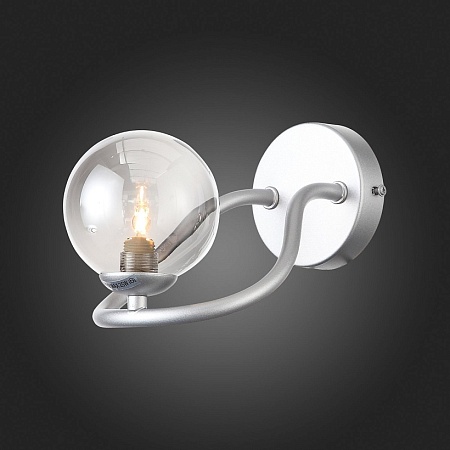 Светильник настенный ST-Luce Хром/Дымчатый G9 1*5W SL1502.101.01 - фото