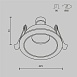 Встраиваемый светильник Technical DL126-GU10-WB - фото
