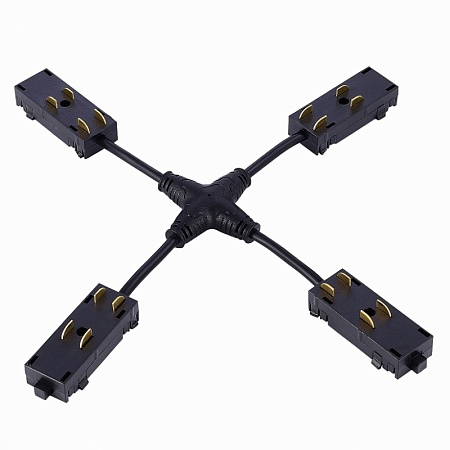 X- образный коннектор Skyline 220 ST-Luce Черный ST015.422.20 - фото