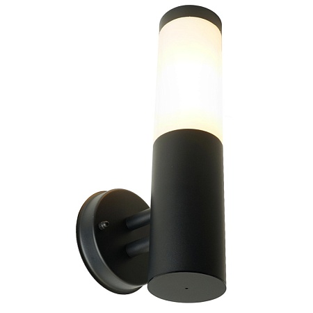 Светильник садово-парковый Feron DH041-B, Техно на стену вверх, 18W E27 230V, черный - фото