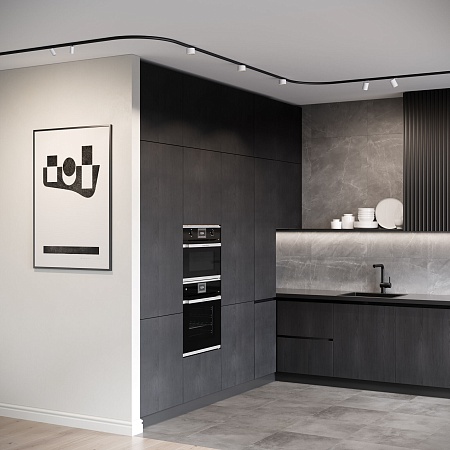 Mini Magnetic Шинопровод накладной Round черный Ø600 мм 85166/00 Elektrostandard - фото