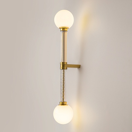 Настенный светильник (бра) Maytoni TEATRO MOD287WL-02BS - фото