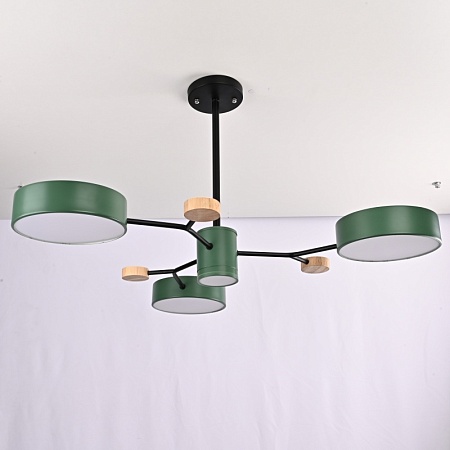 Люстра На Штанге Meade 4 Lamps Green Imperiumloft 207855-26 - фото