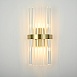 Бра Odeon Clear Glass Gold Metal Wall Lamp Imperiumloft 147727-22 - фото