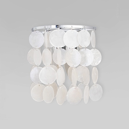 Настенный светильник Eurosvet 60084/2 хром/перламутр - фото