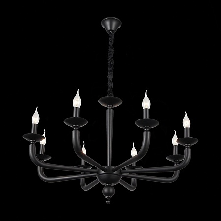 Люстра подвесная ST-Luce Черный E14 8*40W SL1114.403.08 - фото