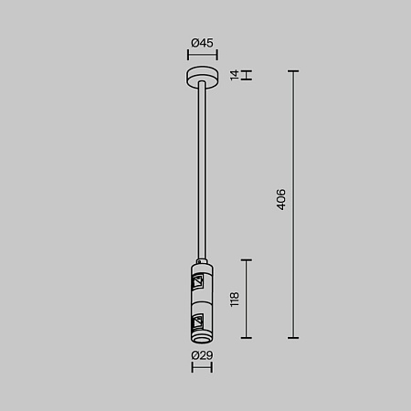 Комплектующие для трековой системы Technical TRA158С-D1-B - фото