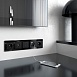 Розетка с заземлением, шторками и USBх2 черный матовый WL08-SKGS-USBx2-IP20 - фото