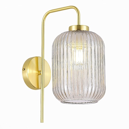 Бра ST-Luce Латунь/Коньячный E27 1*60W SL1154.331.01 - фото