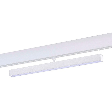 Магнитный трековый светильник Белый LED 1*12W 4000K 850Lm Ra>90 120° IP20 L405xW22,5xH9 ST802.546.12 - фото