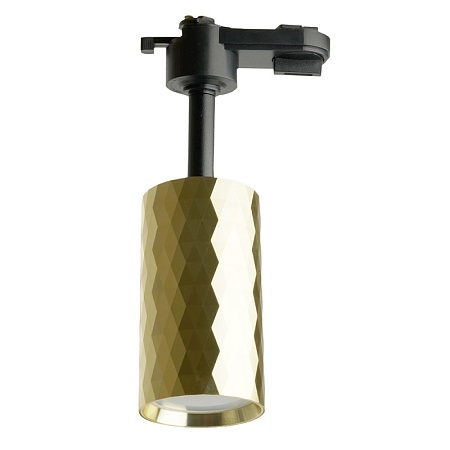 Светильник Feron AL175 трековый однофазный на шинопровод под лампу GU10, золото - фото