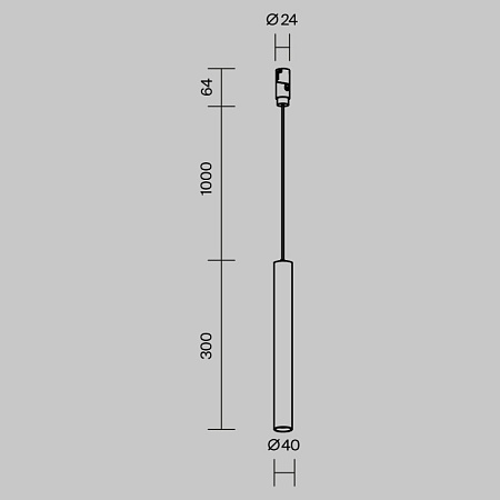 Трековый светильник Technical Skim TR210-1-5W3K-M-B - фото