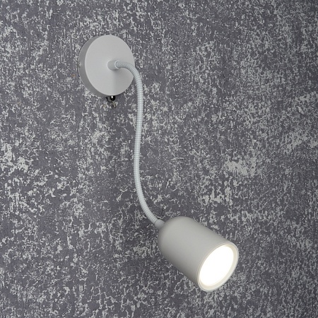 ML400 настенный под лампу с выключателем MR16/GU10, 35W,  белый - фото