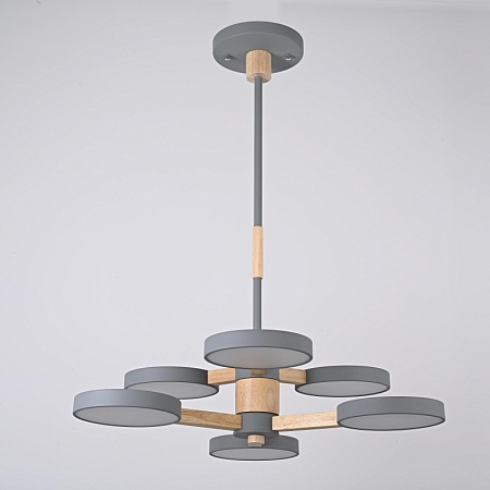 Подвесная Люстра Turna Dbl L6 Gray Imperiumloft 229087-26 - фото