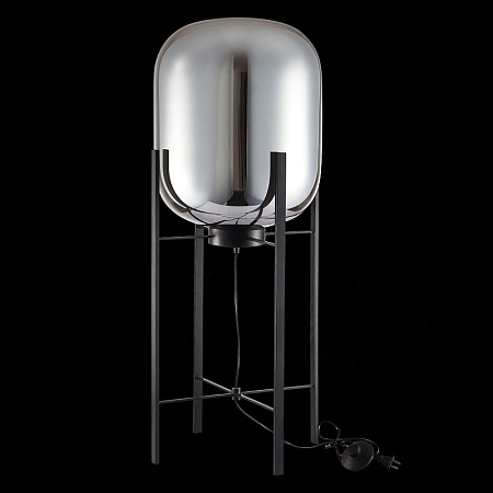 Торшер ST-Luce Черный/Дымчатый E27 1*40W SL1050.715.01 - фото