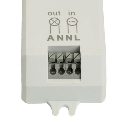 Датчик движения (касания) 230V 800W белый  с 1.5м кабелем SEN34, артикул 48962 - фото